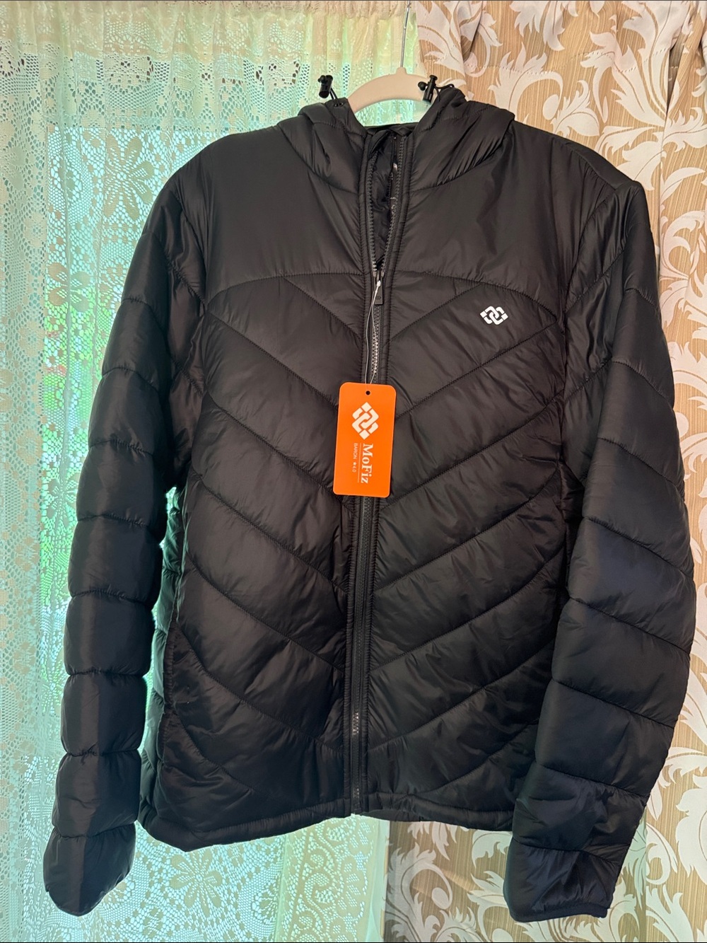 Men’s size L MoFiz Jacket in Black Brand New With Tag - Zip up
